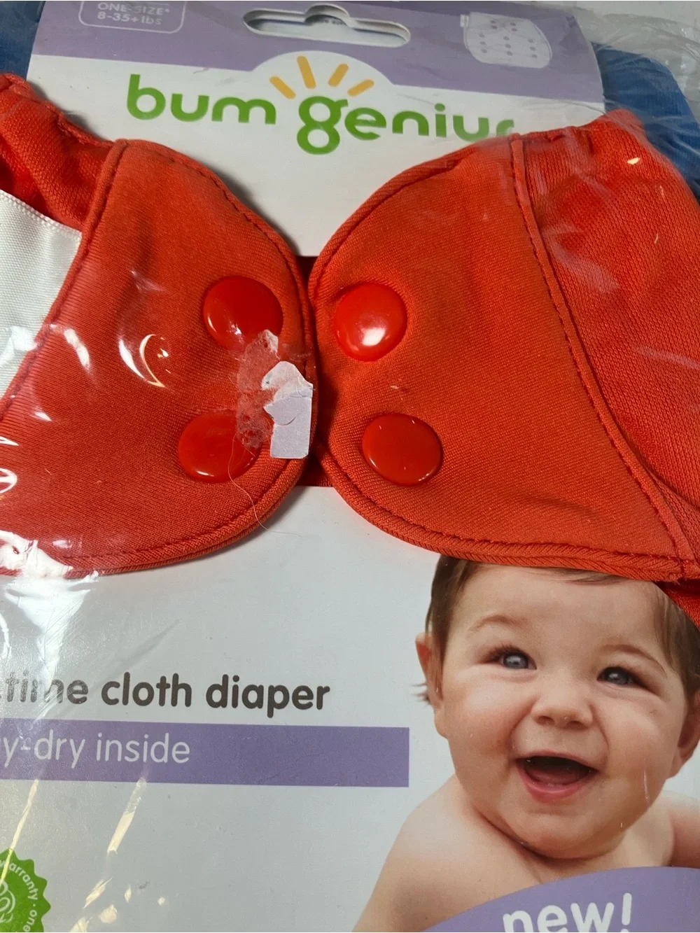 BumGenius Freetime Cloth Diapers One Size AIO Snap 2-Pack Sassy Moonbeam New